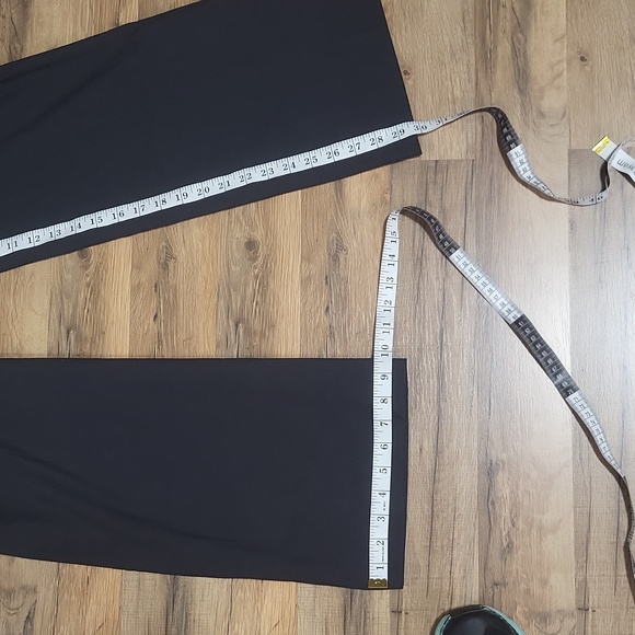 ANN TAYLOR Black Gray Signature Fit Trouser Leg Relaxed Fit Wool Blend Pant - Picture 13 of 14